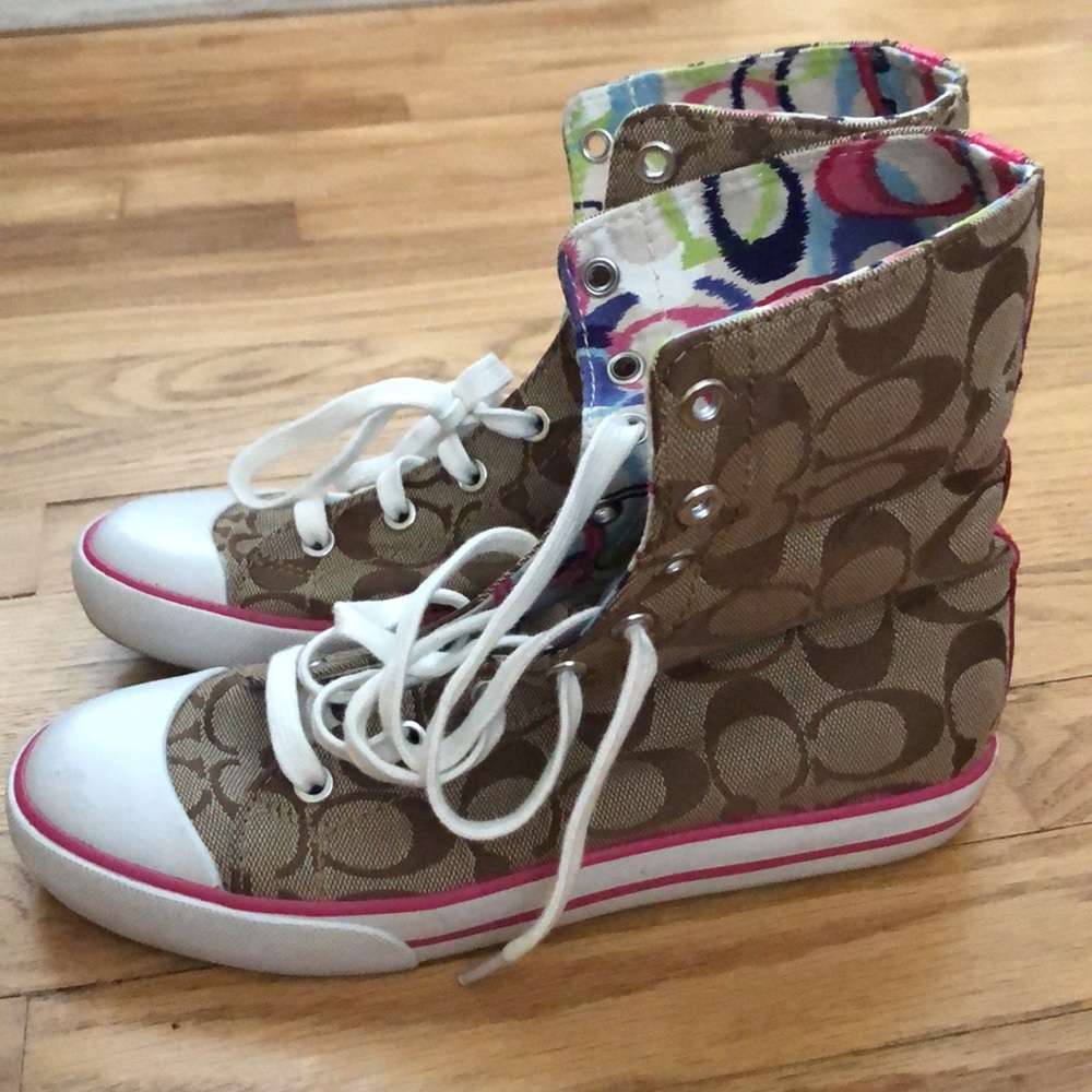 COACH HIGH TOPS - Picture 3 of 9